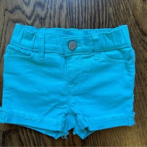 GAP Kids Aqua/Turquoise Denim Shorts